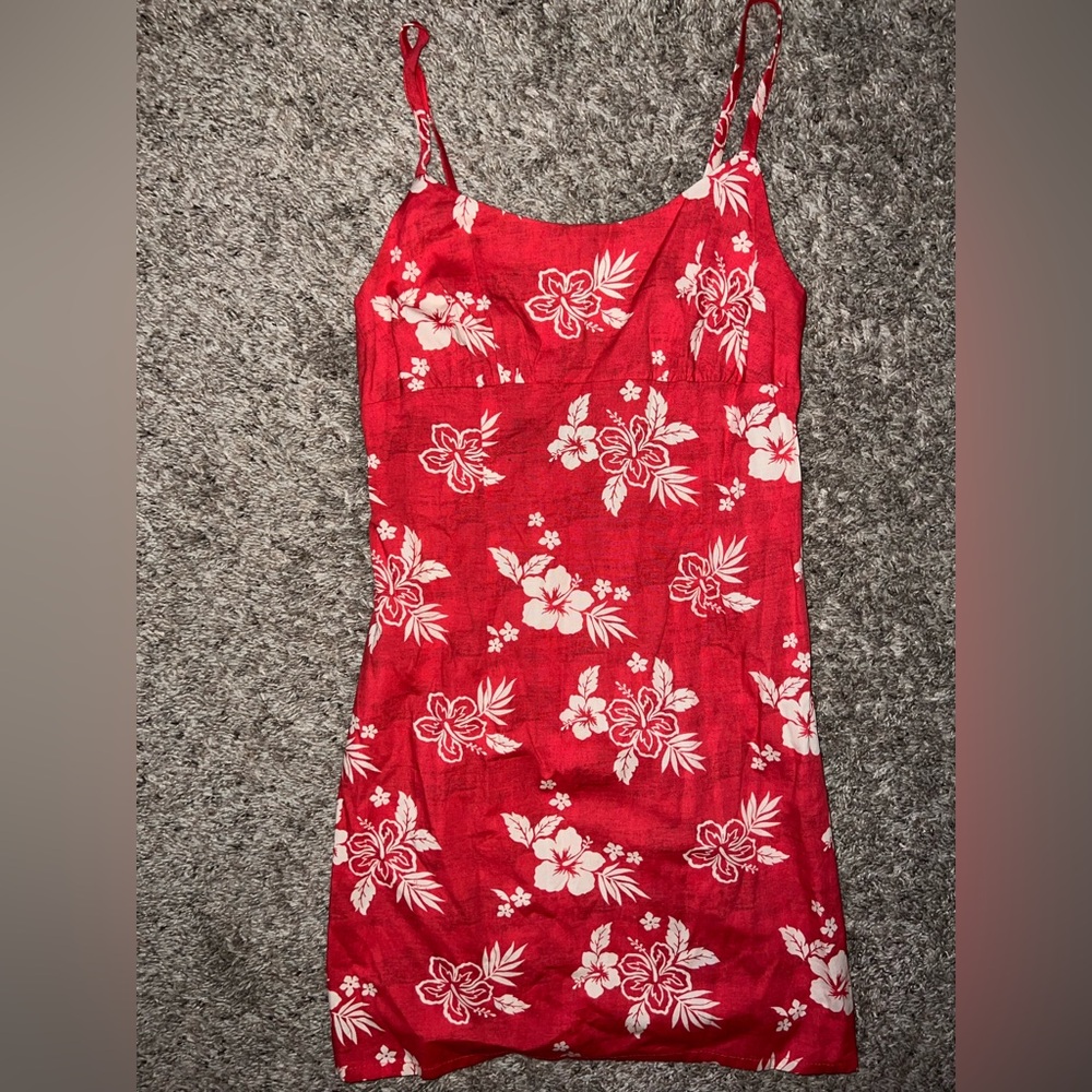 Wild Fable Hawaiian Tropical Floral Dress Small Lana Del Rey